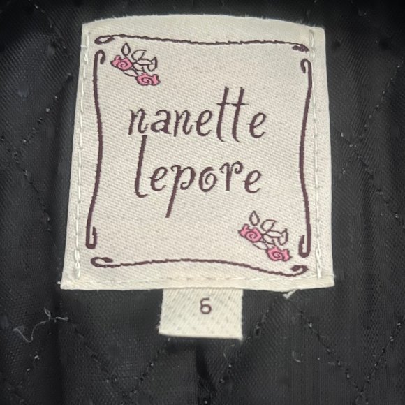 Nanette Lepore brocade fabric coat - size 6 - fitted - Picture 14 of 17
